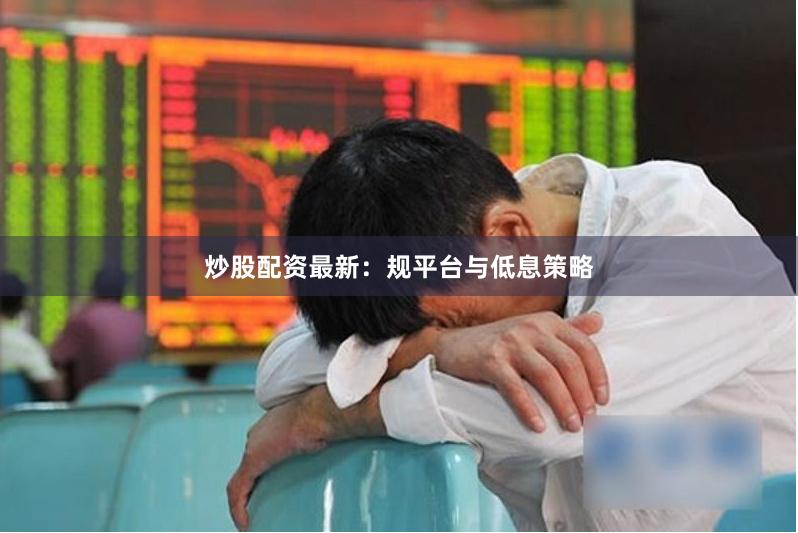 炒股配资最新：规平台与低息策略